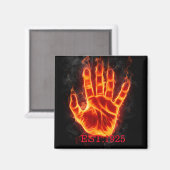 Einzigartiges Design, das die Hand mit coolem Gesc Magnet (Vorderseite/Rückseite)