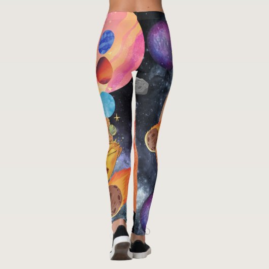 Einzigartiges Design des Universums l Moderner Wel Leggings (Rückseite)