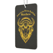 Einzigartiges Design eines Bison Wearing-Kopfhörer Autolufterfrischer (Links)