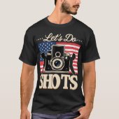 Einzigartiges Design-Fotograf-Tagesprogramm Shirt (Vorderseite)