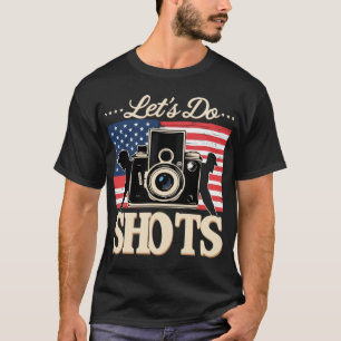 Einzigartiges Design-Fotograf-Tagesprogramm Shirt