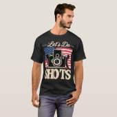 Einzigartiges Design-Fotograf-Tagesprogramm Shirt (Vorne ganz)