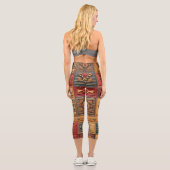 Einzigartiges Design Frauen Leggings (Rückseite)