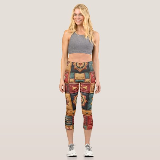Einzigartiges Design Frauen Leggings (Vorderseite)