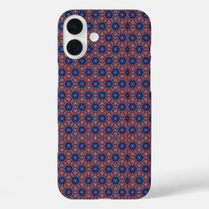 Einzigartiges Design für blaue Sterne iPhone 16 Plus Hülle