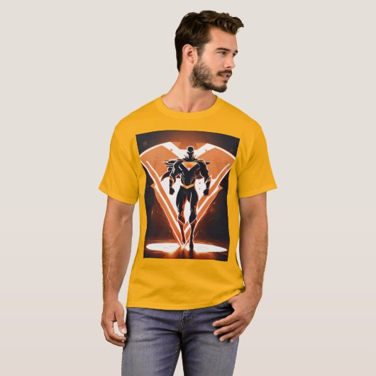 Einzigartiges Design für Männer Tshirt (Vorne ganz)