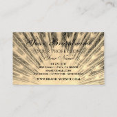 Einzigartiges Design Golden Peacock Benutzerdefini Visitenkarte (Rückseite)