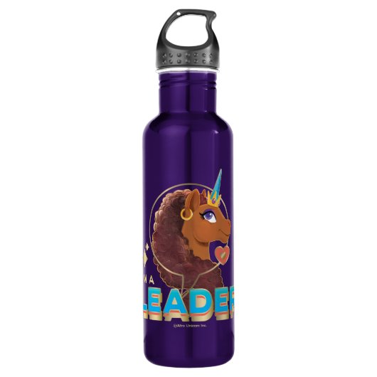 Einzigartiges Design "I m a Leader" Edelstahlflasche (Vorderseite)