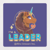 Einzigartiges Design "I m a Leader" Etiketten (Design 2)