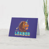 Einzigartiges Design "I m a Leader" Karte (Vorderseite)