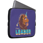 Einzigartiges Design "I m a Leader" Laptopschutzhülle (Vorne Rechts)