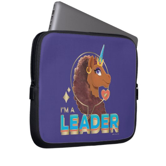 Einzigartiges Design "I m a Leader" Laptopschutzhülle (Vorne Rechts)