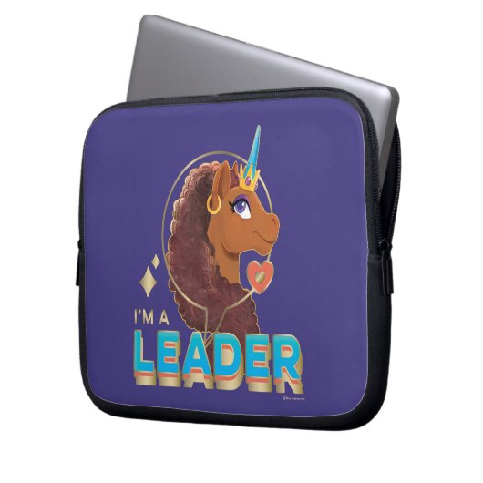 Einzigartiges Design "I m a Leader" Laptopschutzhülle (Vorderseite Links)