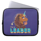 Einzigartiges Design "I m a Leader" Laptopschutzhülle (Vorderseite)