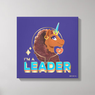 Einzigartiges Design "I m a Leader" Leinwanddruck