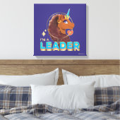 Einzigartiges Design "I m a Leader" Leinwanddruck (Insitu (Schlafzimmer))