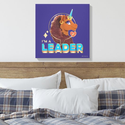 Einzigartiges Design "I m a Leader" Leinwanddruck (Insitu (Schlafzimmer))
