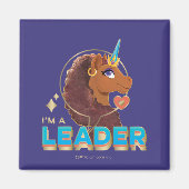 Einzigartiges Design "I m a Leader" Magnet (Vorne)