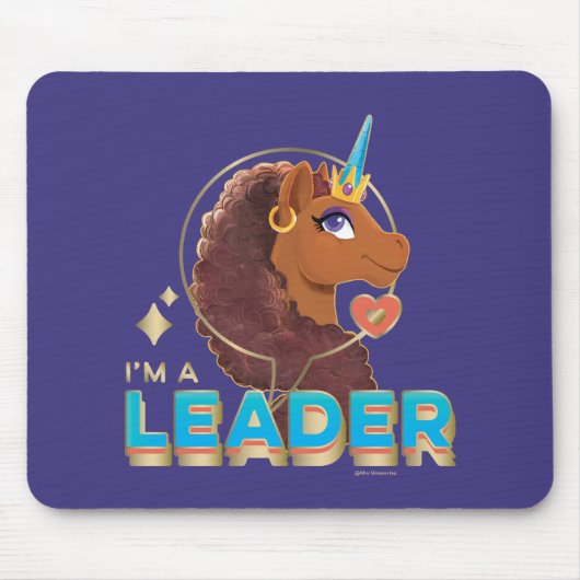 Einzigartiges Design "I m a Leader" Mousepad (Vorne)
