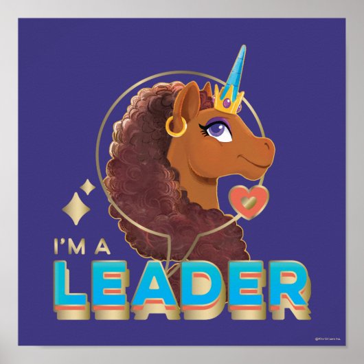 Einzigartiges Design "I m a Leader" Poster (Vorne)