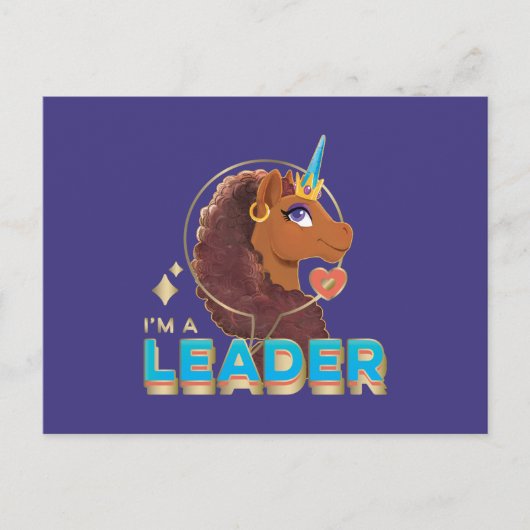 Einzigartiges Design "I m a Leader" Postkarte (Vorderseite)