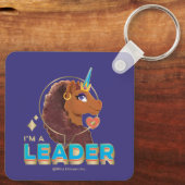 Einzigartiges Design "I m a Leader" Schlüsselanhänger (Rückseite)