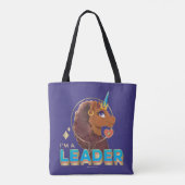 Einzigartiges Design "I m a Leader" Tasche (Rückseite)
