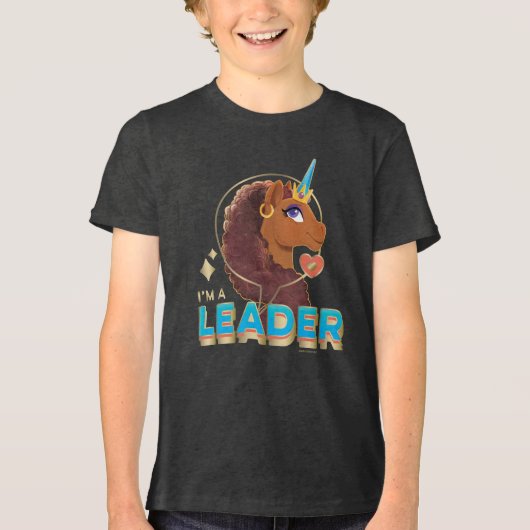Einzigartiges Design "I m a Leader" Tri-Blend Shirt (Vorderseite)