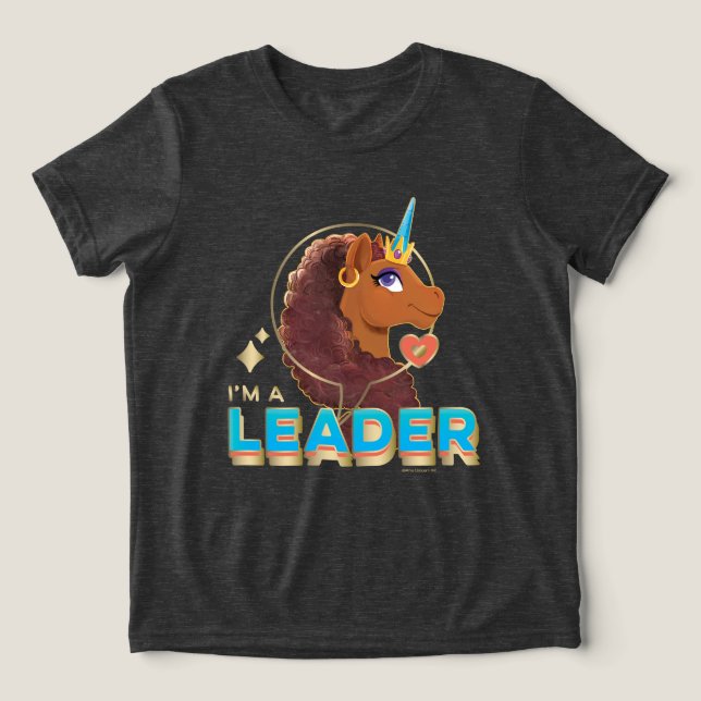 Einzigartiges Design "I m a Leader" Tri-Blend Shirt (Design Vorderseite)