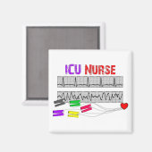 Einzigartiges Design ICU-Geschenke Magnet (Vorderseite/Rückseite)