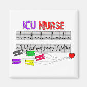 Einzigartiges Design ICU-Geschenke Magnet (Vorne)