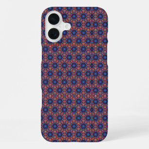 Einzigartiges Design mit blauen Sternen iPhone 16 Plus Hülle