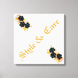 Einzigartiges Design Moderne stilvolle Flora Leinwanddruck