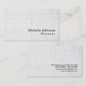 Einzigartiges Design Visitenkarte (Vorne/Hinten)