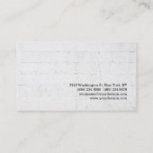 Einzigartiges Design Visitenkarte (Rückseite)