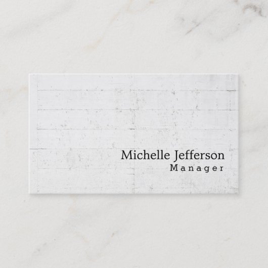 Einzigartiges Design Visitenkarte (Vorderseite)