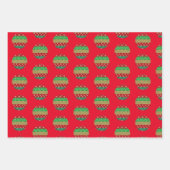 Einzigartiges Design Weihnachtsbaumdekoration Orna Geschenkpapier Set (Vorderseite)