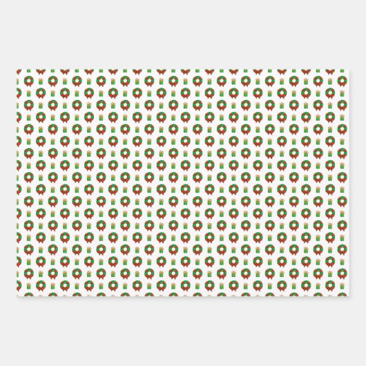 Einzigartiges Design, Weihnachtsdekorationen Weihn Geschenkpapier Set (Vorderseite 2)