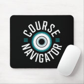 Einzigartiges Disc-Golf-Parcours-Navigator-Design  Mousepad (Mit Mouse)