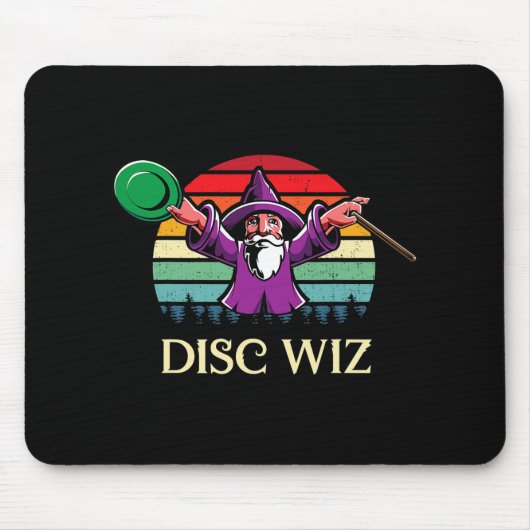 Einzigartiges Disc-Golf-Spieler-Geschenk Frisbees Mousepad (Vorne)
