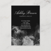 Einzigartiges Display für handgefertigte Schmuckst Visitenkarte (Rückseite)