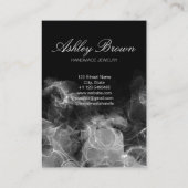 Einzigartiges Display für handgefertigte Schmuckst Visitenkarte (Rückseite)