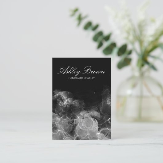 Einzigartiges Display für handgefertigte Schmuckst Visitenkarte (Stehend Vorderseite)