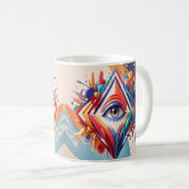 Einzigartiges Diverse Vision 1 Kaffeetasse (VorderseiteRechts)