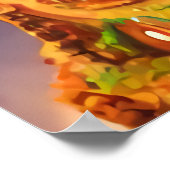 Einzigartiges Dorf Gingerbrot | Art der AI Poster (Ecke)