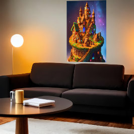 Einzigartiges Dorf Gingerbrot | Art der AI Poster