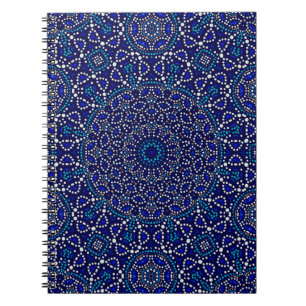 Einzigartiges Dot Art Notebook Notizblock