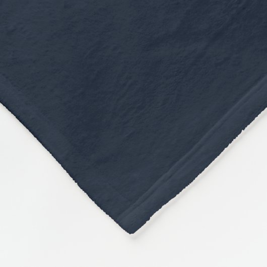 Einzigartiges eigenes Foto Frame Collage Navy Blue Fleecedecke (Ecke)