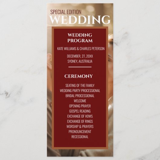 Einzigartiges, einfaches Magazin-Cover Flat Progra Programm (Vorderseite)