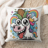 Einzigartiges Einhorn Kissen (Decke)